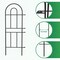 Decorative Garden Fence 10/16 Pcs, Garden Fencing Animal Barrier, RustProof Metal Wire Landscape, Flower Fences and Borders for Dog, Yard, Patio, Outdoor Decor